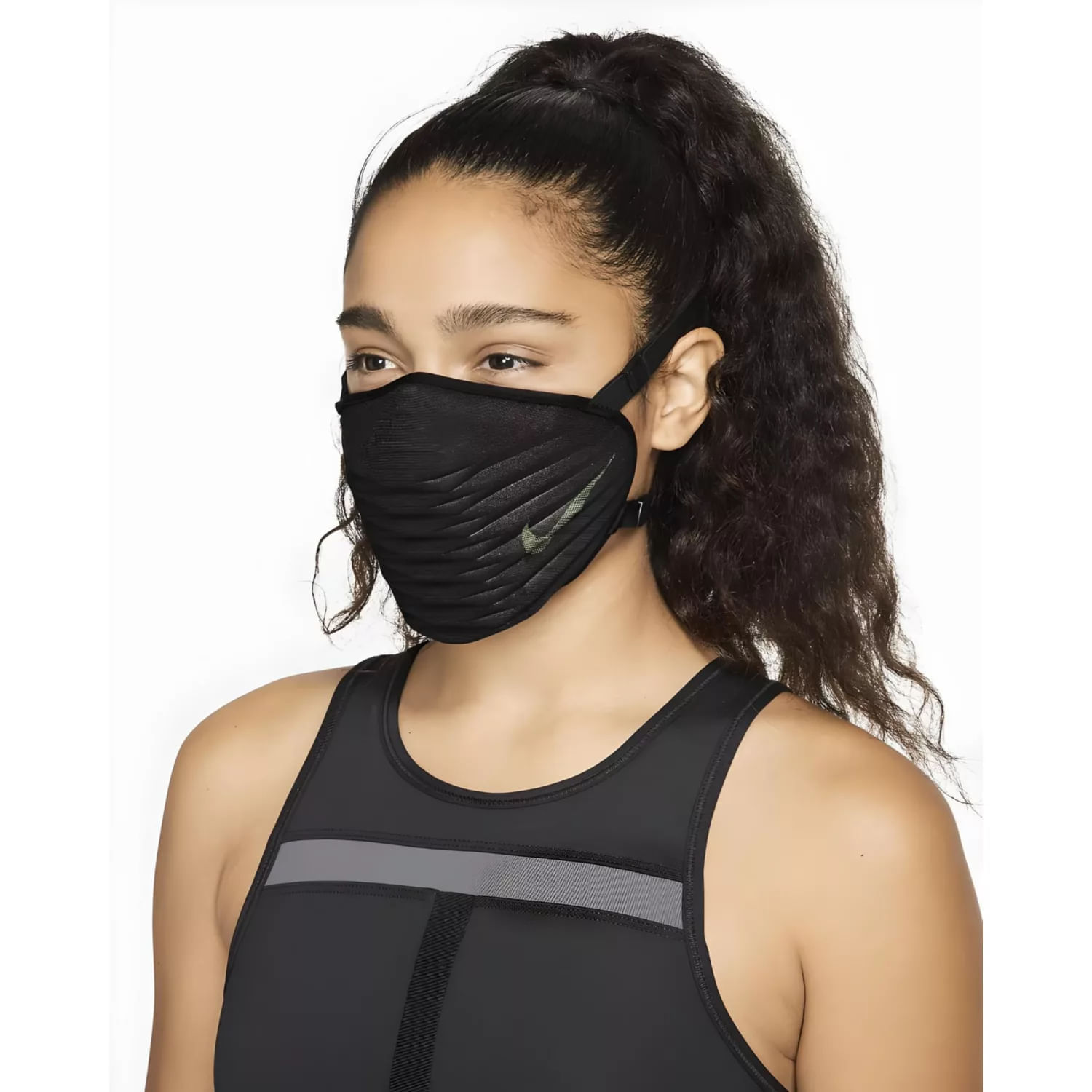 Tapabocas O Mascarilla De Rendimiento Nike Venturer Sports Negro
