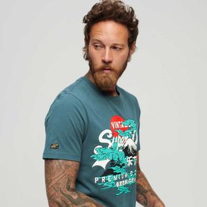 Camiseta Para Hombre Japanese Graphic Superdry