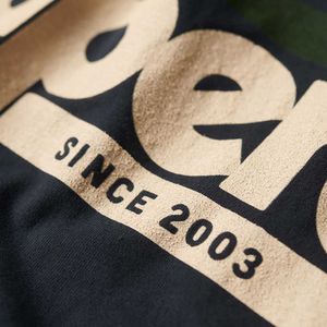 Camiseta Para Hombre Terrain Striped Logo Superdry