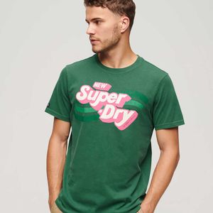 Camiseta Para Hombre Cooper 70'S Retro Logo Superdry
