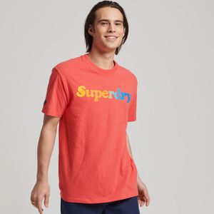 Camiseta Para Hombre Vintage Cali Stripe Tee Superdry