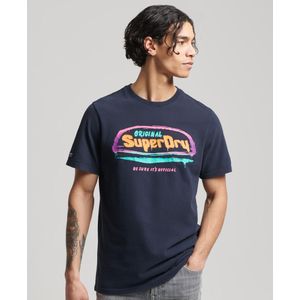 Camiseta Para Hombre Vintage Cali Tee Superdry