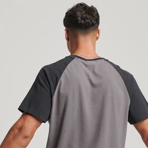 Camiseta Manga Corta Para Hombre Vintage Shadow Raglan Superdry