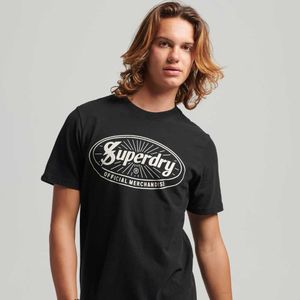 Camiseta Para Hombre Vintage Lightning Logo Superdry