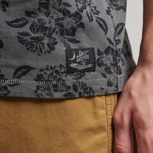 Camiseta Para Hombre Vintage Pocket Tee Aop Superdry