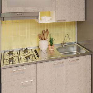 Mesón 1.50m x 52cm 4 Gas