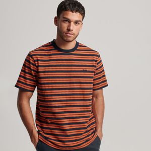 Camiseta Para Hombre Vintage Textured Stripe Superdry