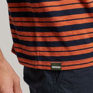 Camiseta Para Hombre Vintage Textured Stripe Superdry