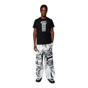 Camiseta Manga Corta Para Hombre Tiegor K68 Diesel