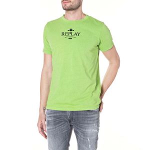 Camiseta Manga Corta Para Hombre Hand Dry Replay