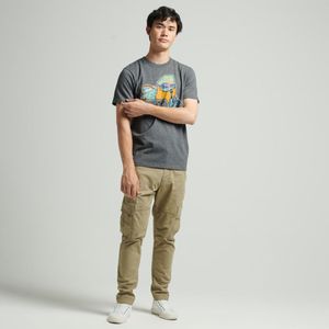 Camiseta Manga Corta Para Hombre Vintage Travel Superdry