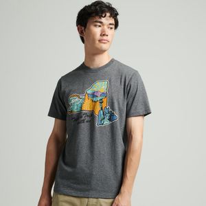 Camiseta Manga Corta Para Hombre Vintage Travel Superdry