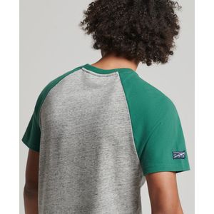 Camiseta Manga Corta Para Hombre Vintage Cl Raglan Superdry