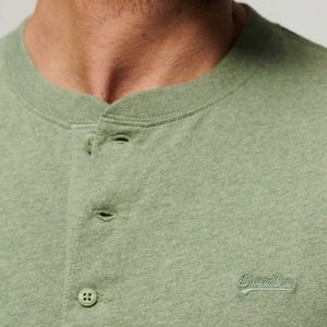 Camiseta Para Hombre Vintage Logo Henley Superdry