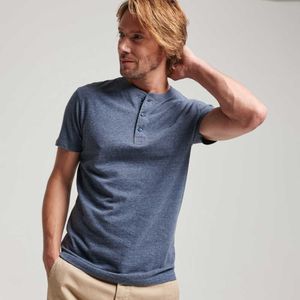 Camiseta Para Hombre Vintage Logo Henley Superdry