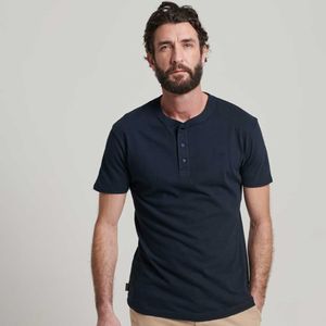 Camiseta Para Hombre Vintage Logo Henley Superdry