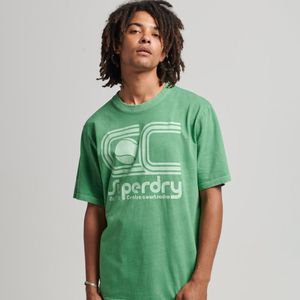 Camiseta Manga Corta Para Hombre Vintage Ath Club Superdry