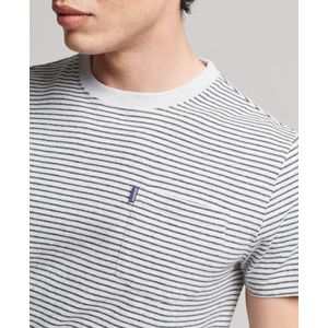 Camiseta Manga Corta Para Hombre Vle Stripe Superdry