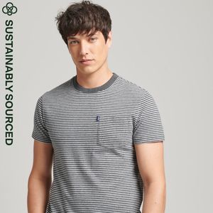 Camiseta Manga Corta Para Hombre Vle Stripe Superdry