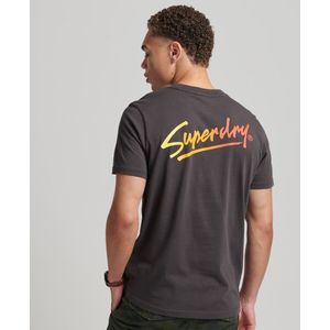 Camiseta Manga Corta Para Hombre Vintage Downtown Script Superdry