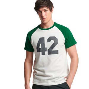 Camiseta Manga Corta Para Hombre Vintage Field College Superdry