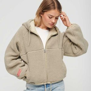Chaqueta Casual Para Mujer Borg Boxy Superdry