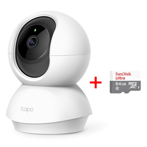 Cámara IP WIFI Robótica Tp-link Tapo C200 + Micro SD 64GB