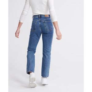 Jean Stretch Para Mujer High Rise Straight Superdry