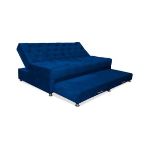 Sofacama Bachmann Azul Petróleo