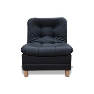 Poltrona Zeink Tipo Cuero Negro