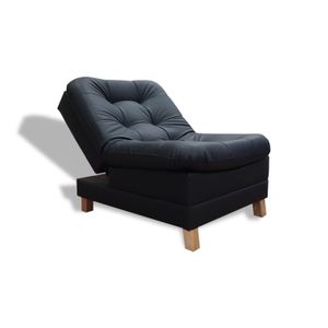 Poltrona Zeink Tipo Cuero Negro