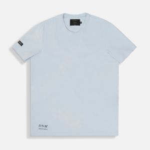 Camiseta Premium Manga Corta Color Azul Chambray Para Hombre