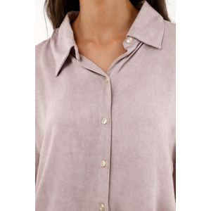 Camisa crudo manga larga para mujer
