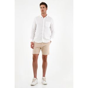 Camisa manga larga 100% lino para hombre