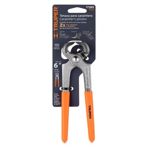 Tenaza para carpintero 6", Truper