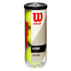Tarro 3 Pelotas de Tenis Wilson Grand Slam