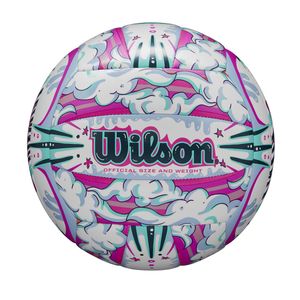 Balón de Voleibol Wilson Graffiti Peace NO5 Morado