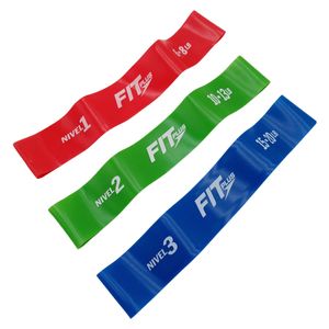 Set de 3 Bandas Elasticas Cerradas FitPlus