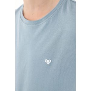 Camiseta con raqueta en contraste para niño