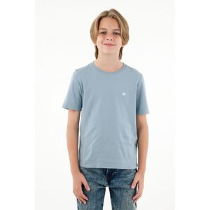 Camiseta con raqueta en contraste para niño