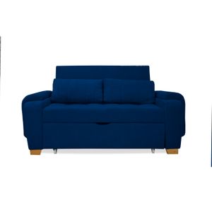 Sofacama Hartmann Azul Petróleo