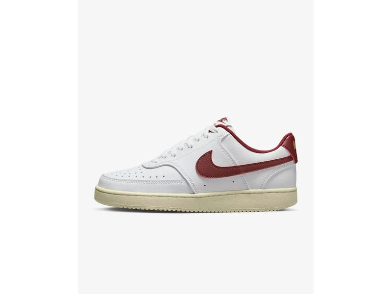 Tenis Nike Mujer Court Vision Low Blanco Rojo DH3158-106 Agaval