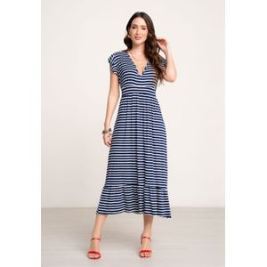 Vestido Largo Mujer Azul Mp 104453