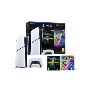 Consola PS5 Digital 1TB + 2 juegos: Returnal- Ratchet & Clank + 1 control inalámbrico
