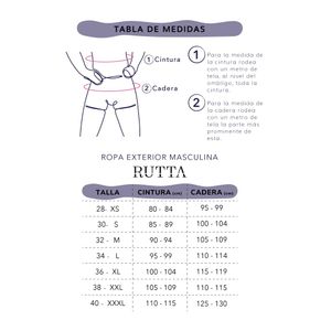 Bermuda Hombre Negro Rutta 104933