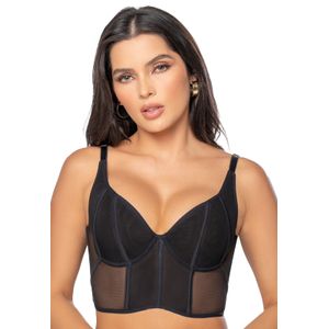 Corset Mujer Negro Fi 7292
