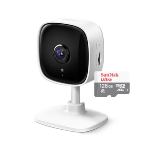 Cámara Seguridad Ip Wifi Tp-link Tapo C110 + Micro SD 128 GB