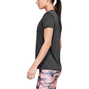 Camiseta Under Armour Cuello V Tech Gris Mujer