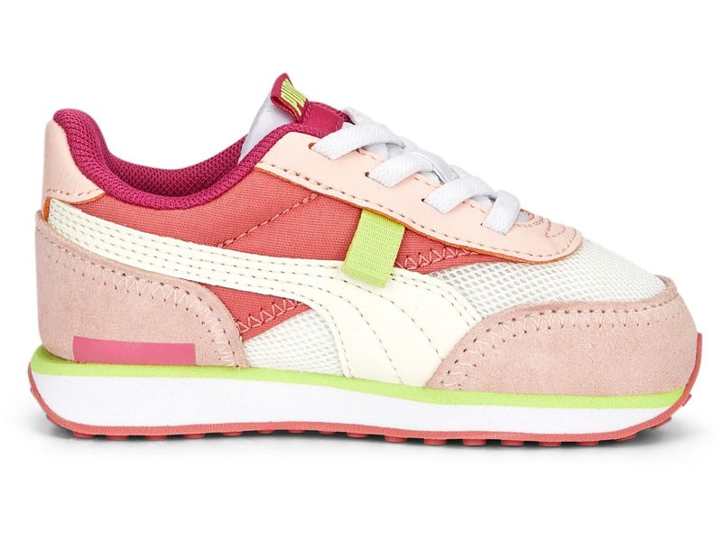 Tenis Puma Bebe Future Rider Splash Rosado Agaval