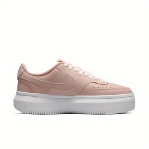 Tenis Nike Mujer Court Vision Alta Rosa Blanco